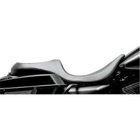 LE PERA - VILLAIN 2UP SEAT - BLACK VINYL, SMOOTH - '08-'21 TOURING