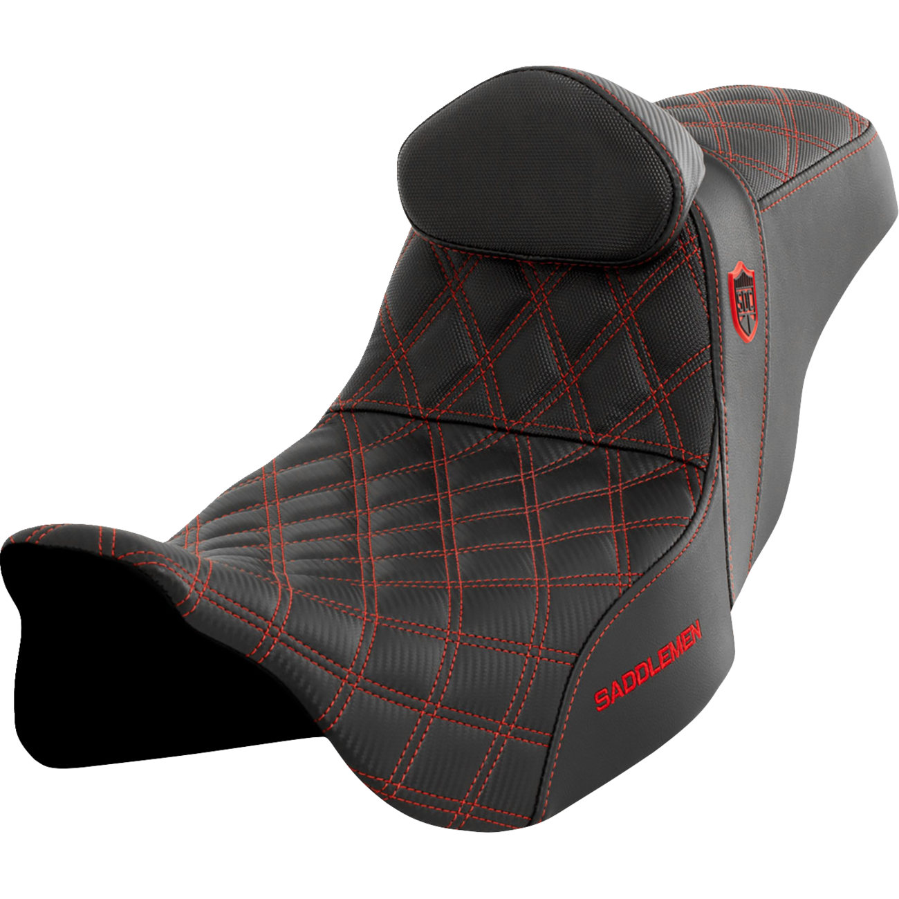SADDLEMEN Pro Series SDC Performance Grip Seat SC80807REDRT