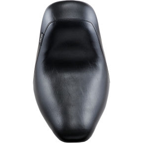 LE PERA - BARE BONES SOLO SEAT - BLACK, SMOOTH WITH BIKER GEL - '06-17 SOFTAIL