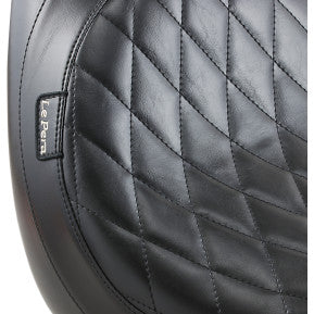 LE PERA - SANORA SPORT SOLO SEAT - DIAMOND STITCH - '06-16 SOFTAIL