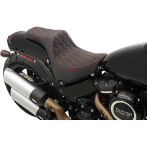 DRAG - PREDATOR III SEAT - DOUBLE DIAMOND, RED THREAD - FXFB
