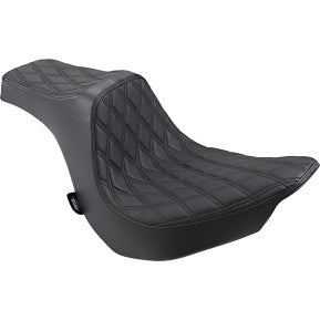 DRAG - PREDATOR III SEAT - DOUBLE DIAMOND, BLACK THREAD - '18-20 SOFTAIL