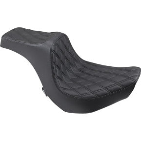 DRAG - PREDATOR III SEAT - DOUBLE DIAMOND, BLACK THREAD - '18-20 SOFTAIL