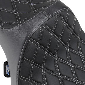 DRAG - PREDATOR III SEAT - DOUBLE DIAMOND STITCH, SILVER THREAD - '04-21 XL