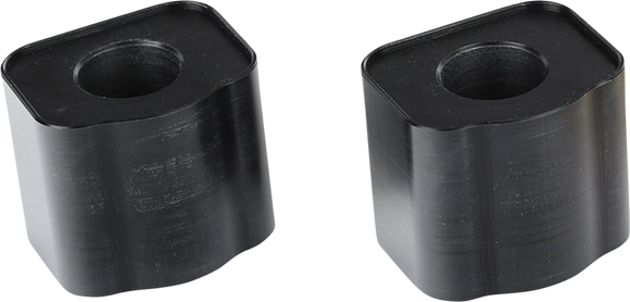 THRASHIN SUPPLY CO. Riser Extensions - 1" - Black TSC-9801-1