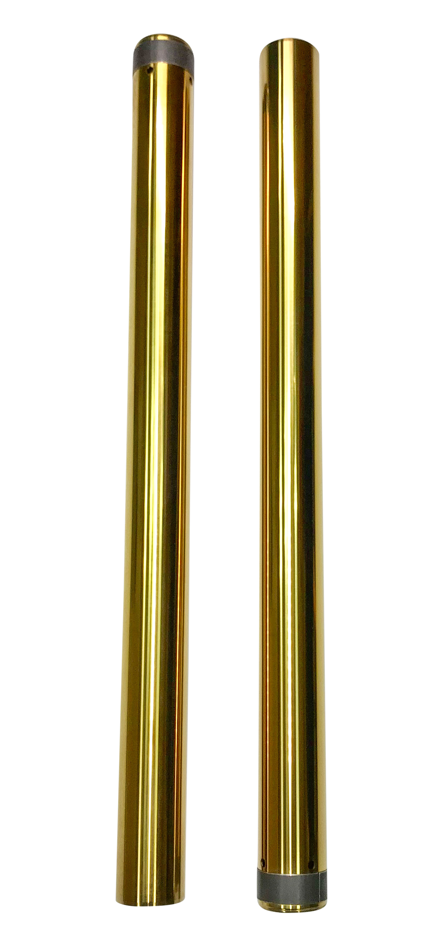 Dyna 49mm Gold TIN Fork Tubes 25.5