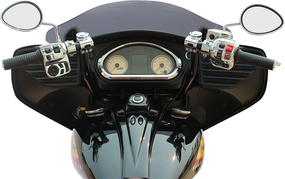 KLOCK WERKS Klip Hanger Handlebar for Indian - 12" - Black/Chrome KWH-04-9011-BC