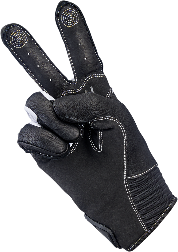 BILTWELL Bridgeport Gloves - Red - Large 1509-0801-304