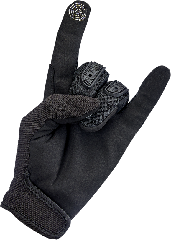 BILTWELL Anza Gloves - Black Out - Large 1507-0101-004