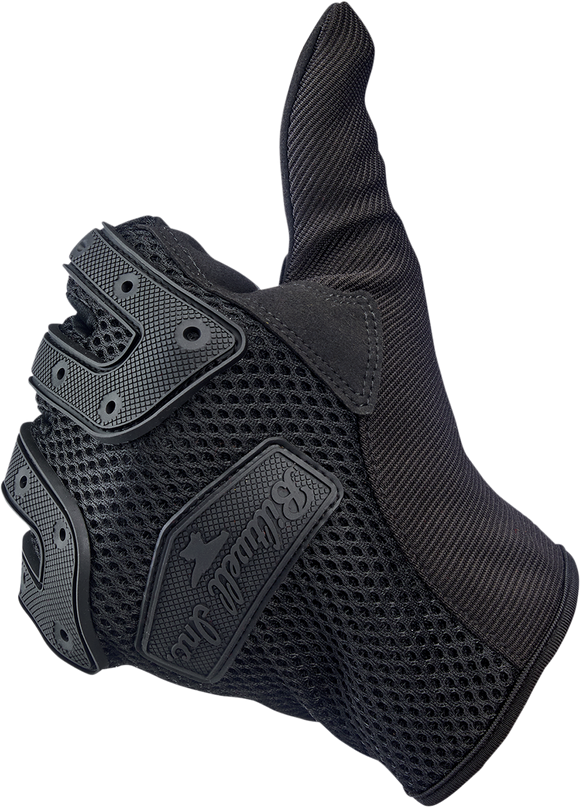 BILTWELL Anza Gloves - Black Out - Large 1507-0101-004