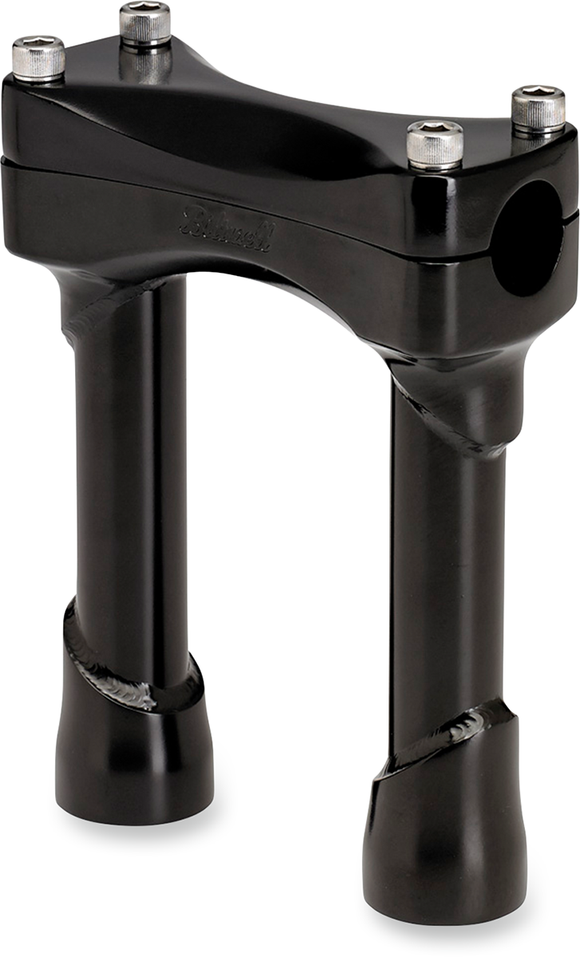 BILTWELL Murdock Handlebar Risers - 6" - Black 6403-201-06