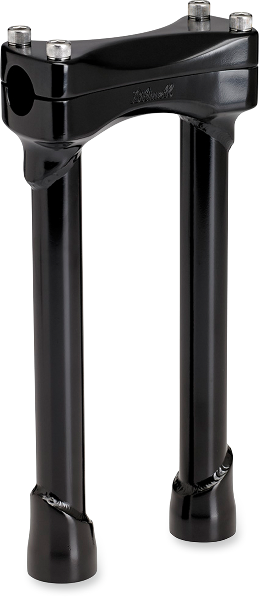 BILTWELL Murdock Handlebar Risers - 10" - Black 6403-201-10