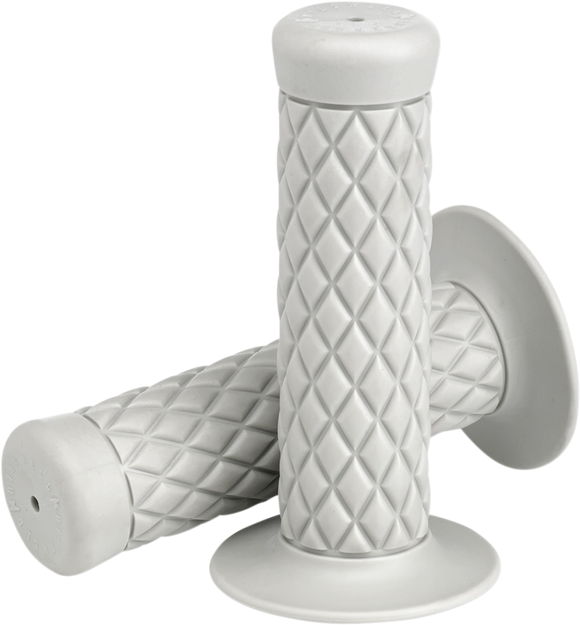BILTWELL Thruster Bar Grips - 1" - White 6702-0201