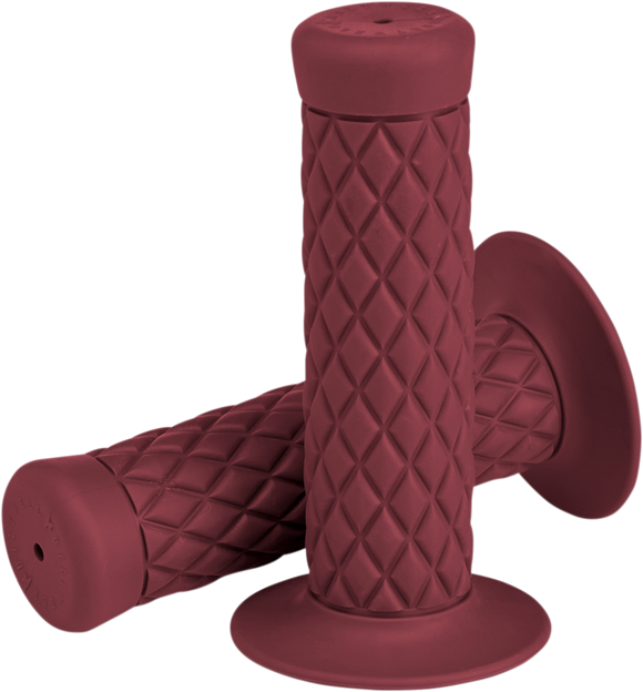 BILTWELL Thruster Bar Grips - 1" - Oxblood 6702-0301