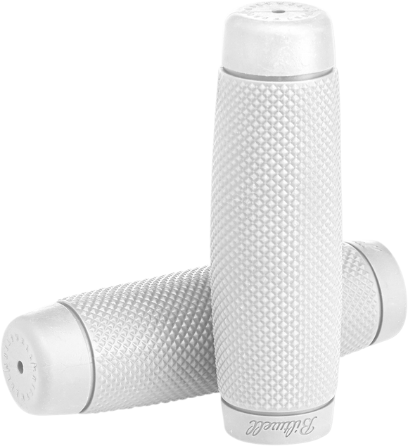 BILTWELL Recoil Bar Grips - 1" - White 6703-0201
