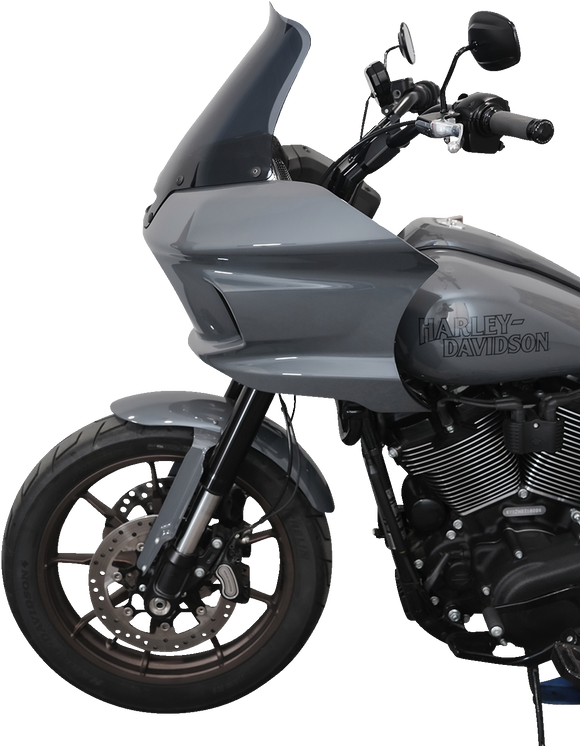 KLOCK WERKS Flare* Windshield - 10" - Dark Smoke - FXLRST KWW-02-0611-DS