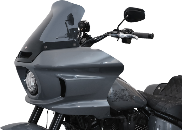 KLOCK WERKS Flare* Windshield - 10" - Dark Smoke - FXLRST KWW-02-0611-DS