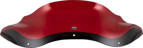 KLOCK WERKS Kolor Flare* Windshield - 8" - Red - FLTR KWW-01-0691