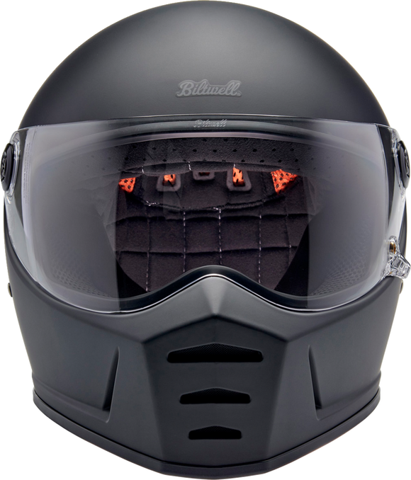 BILTWELL Lane Splitter Helmet - Flat Black - 2XL 1004-201-506
