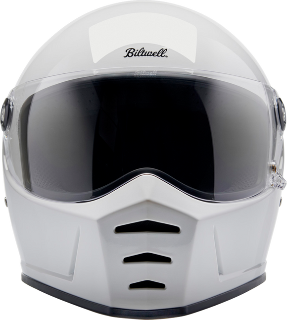 BILTWELL Lane Splitter Helmet - Gloss White - XS 1004-104-501