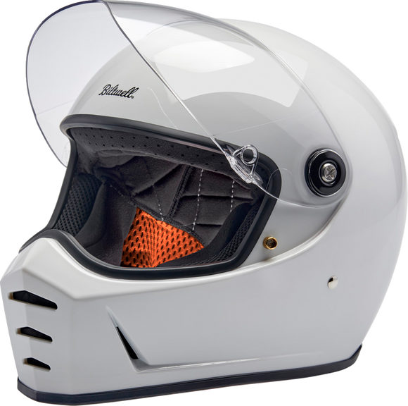 BILTWELL Lane Splitter Helmet - Gloss White - XS 1004-104-501