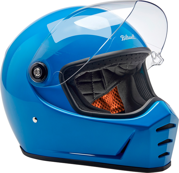 BILTWELL Lane Splitter Helmet - Gloss Tahoe Blue - 2XL 1004-129-506