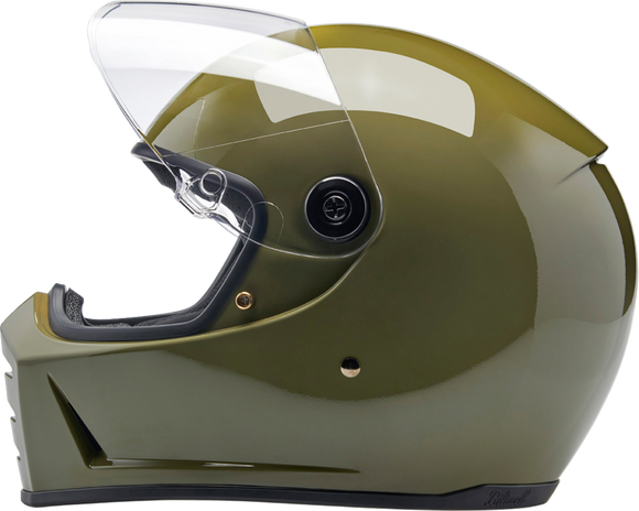 BILTWELL Lane Splitter Helmet - Gloss Olive Green - 2XL 1004-154-506