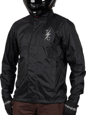 THRASHIN SUPPLY CO. Mission WP Rain Jacket - Black - Large TMJ-15-10