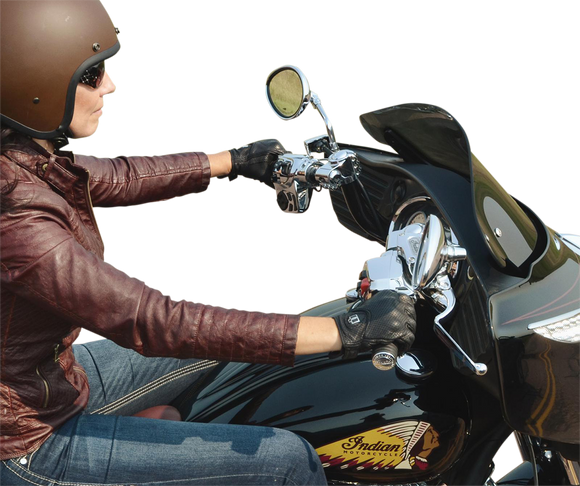 KLOCK WERKS Klip Hanger Handlebar for Indian - 12" - Black/Chrome KWH-04-9011-BC