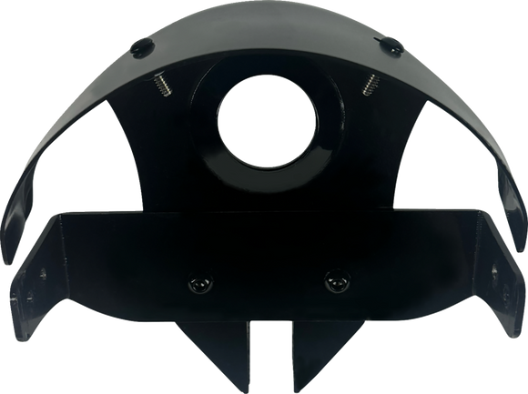 CUSTOM DYNAMICS LED Headlight - Shark Demon? - Pedestal Mount SD2-PM-W