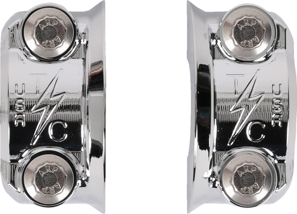 THRASHIN SUPPLY CO. Speedway Perch Clamp - Chrome TSC-2803-3