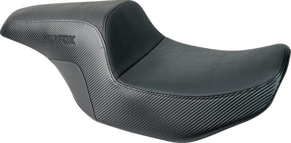 SLYFOX Drifter Tour Seat - Vinyl w/ Slipstop - Black Logo - FL '23-'24 4685A-Slyfox