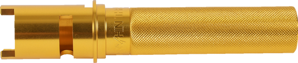 THRASHIN SUPPLY CO. Throttle Tube - Knurled - 1" - Gen 2 TBW - Gold TSC-2806-5
