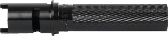 THRASHIN SUPPLY CO. Throttle Tube - Knurled - 1" - Gen 2 TBW - Black TSC-2806-1