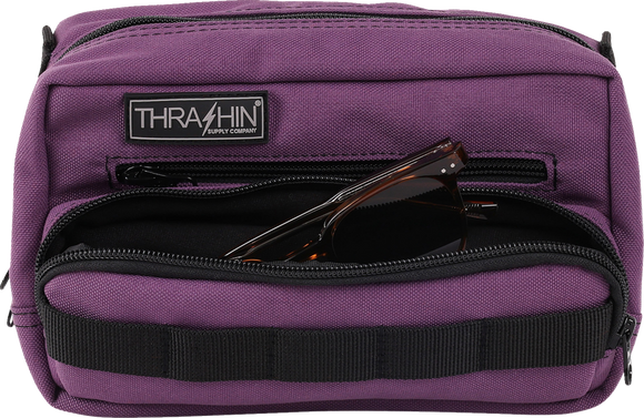 THRASHIN SUPPLY CO. Handlebar Bag Plus - Purple THB-0027