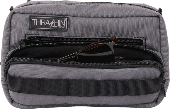 THRASHIN SUPPLY CO. Handlebar Bag Plus - Gray THB-0018