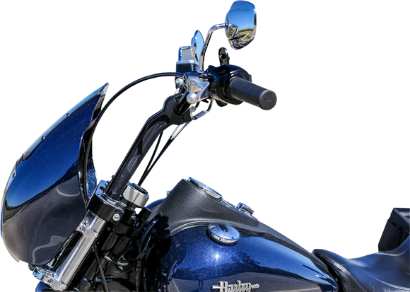 THRASHIN SUPPLY CO. Handlebar Risers - Pull Back - 9-1/2" - Black TSC-9525-1
