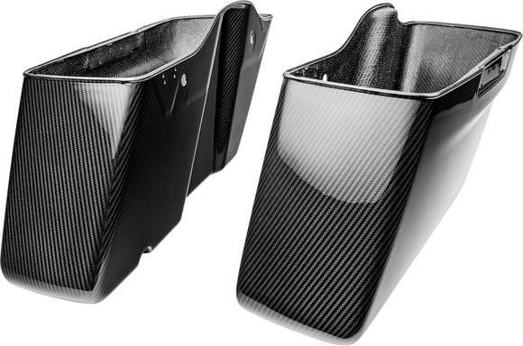 SLYFOX Saddlebag Bottoms - Carbon Gloss - FL '14-'23 1020-SBTC-G
