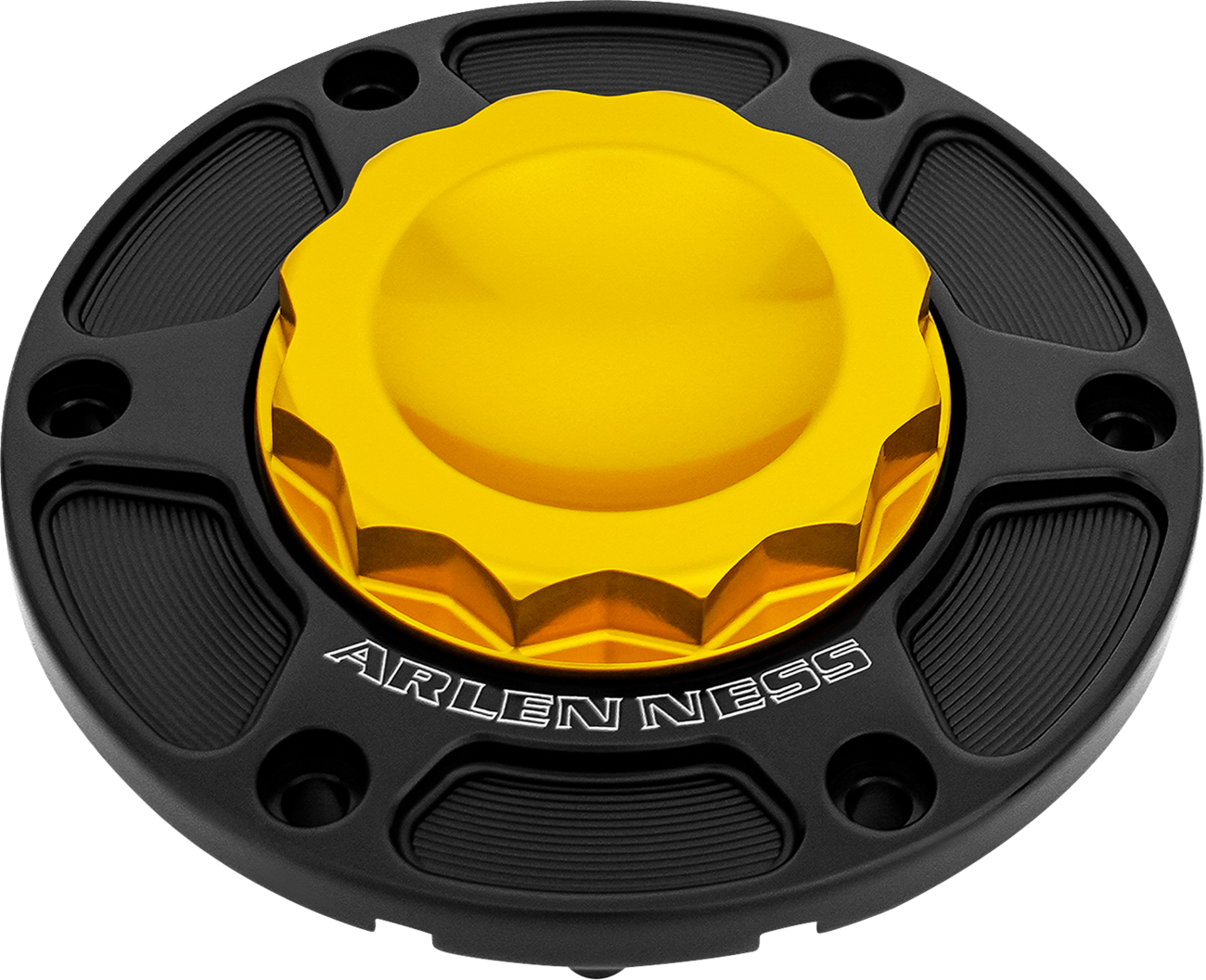 ARLEN NESS 12 Point Gas Cap - Gold 701-016 24+ Harley Touring