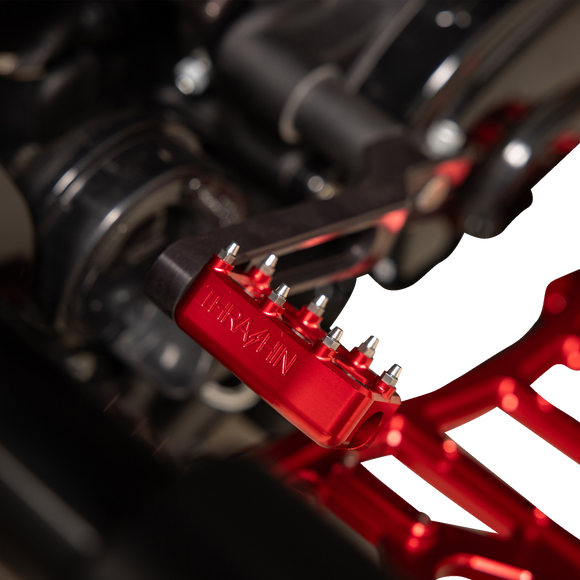 THRASHIN SUPPLY CO. Aggressor Shifter Peg - Red TSC-2101-2