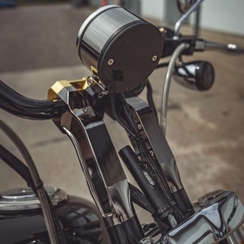 6.5-inch chrome pull-back motorcycle handlebar risers