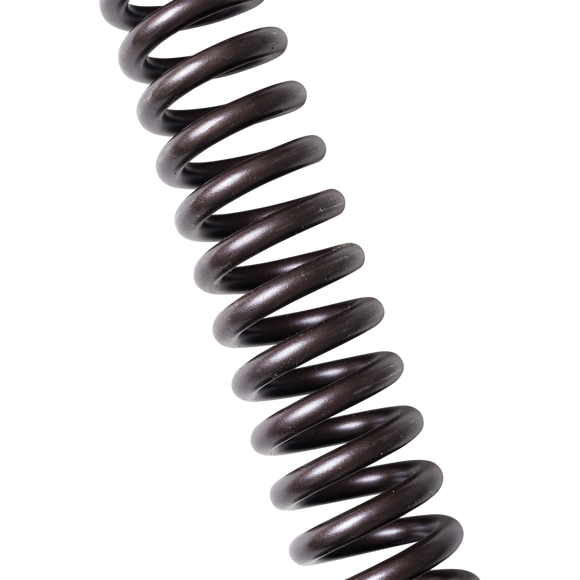 Close-up FOX 49mm fork coil spring from Fork Spring Kit for Harley FLT