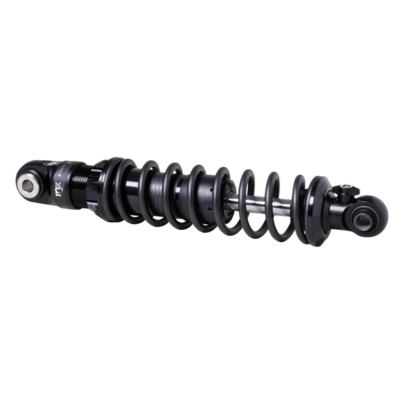 FOX IFP-QSR Rear Shocks for Harley Dyna — black coil-over shock absorber with coil spring