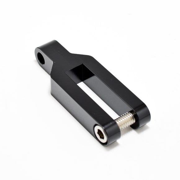 3-inch black extension arm accessory with stainless steel bolt