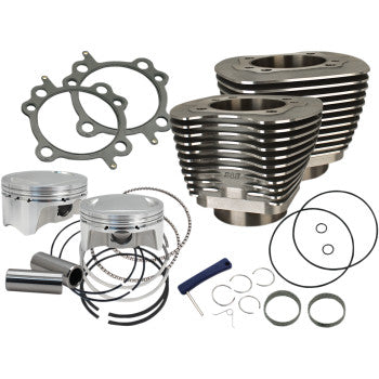 S&S Cycle 100" Sidewinder Big Bore Kit for 1999-'06 HD® Big Twin Models - Wrinkle Black