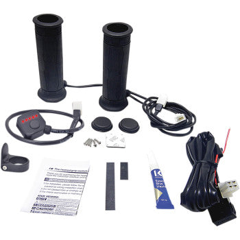 KOSO - 5 LEVEL TWIST THROTTLE HEATED GRIPS