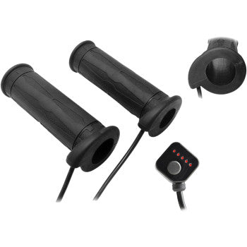 KOSO - 5 LEVEL TWIST THROTTLE HEATED GRIPS