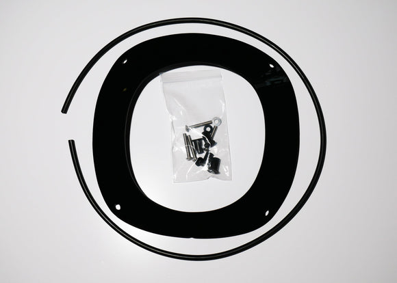 RWD V-Twin LP6 headlight cover light kit for FXR fairings black bezel ring and mounting hardware