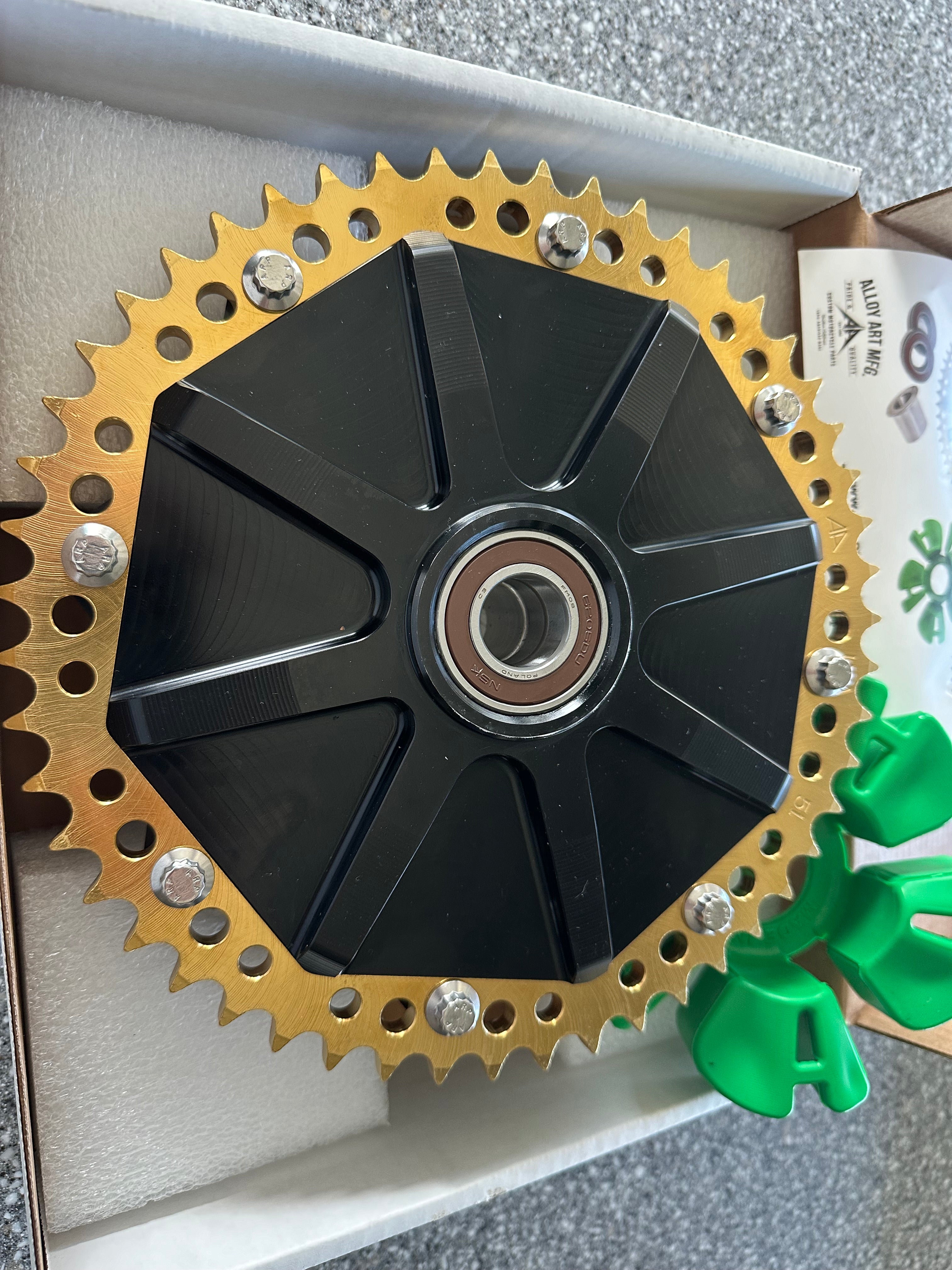 ALLOY ART Cush Drive Sprocket - Black - 51 Tooth | SPEED-KINGS CYCLE