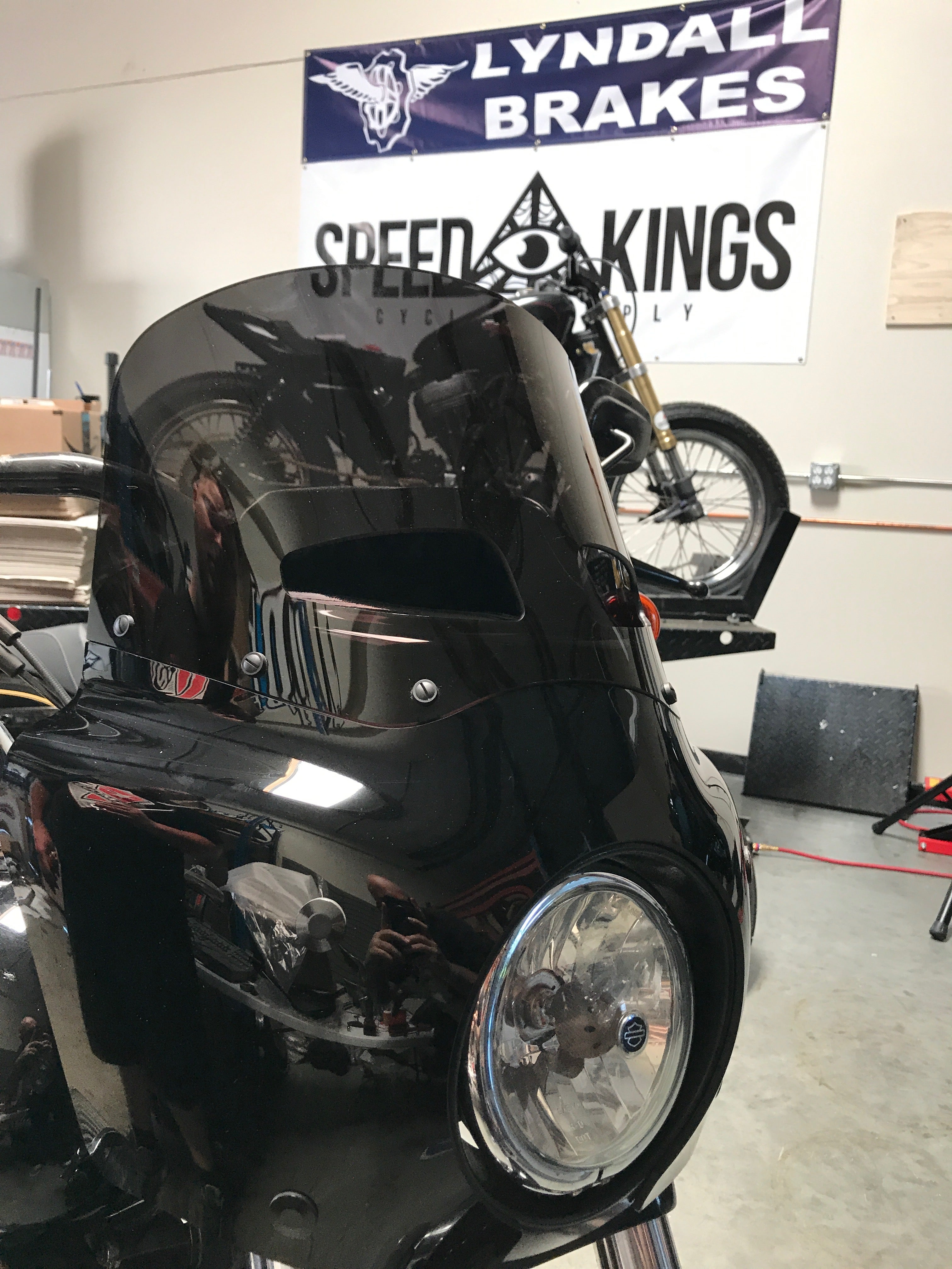 Memphis Shades Vented Road Warrior Windshields | SPEED-KINGS CYCLE